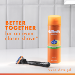 Gillette Sensitive Skin Shaving Gel for Men, Shave Gel with Almond