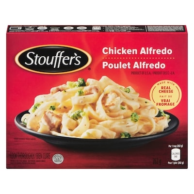 Stouffer’s Poulet Alfredo 262 g, 1,52 $/100g