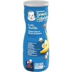 Nestlé Gerber PUFFS, Banana, Baby Snacks 42 g Your Independent