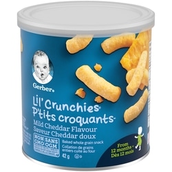 Nestlé Gerber Graduates Cheddar Lil' Crunchie 42 g, $5.95/100g
