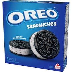 Nestlé Christie Oreo Frozen Dessert Sandwiches - 4x125.0 ml | Valumart