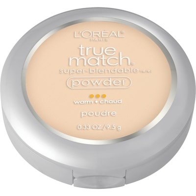 L’Oréal Poudre true match super-blendable, chaud, W1, porcelaine 9.5 g, 221,26 $/100g