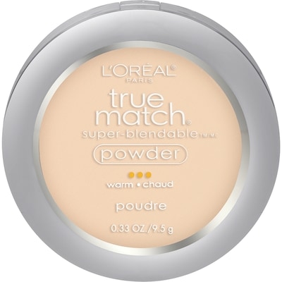 Poudre true match super-blendable, chaud, W1, porcelaine