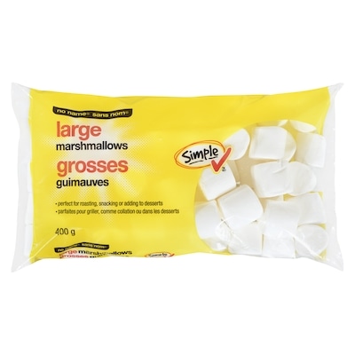 No Name Large Marshmallows 400 g, $1.09/100g