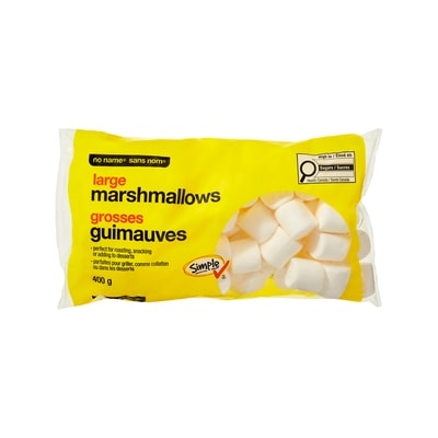 Sans Nom Grosses guimauves 400 g, 1,07 $/100g