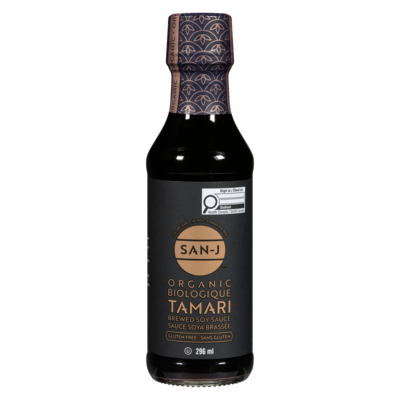 San J Organic Gluten-Free Tamari 296 ml, $2.80/100ml