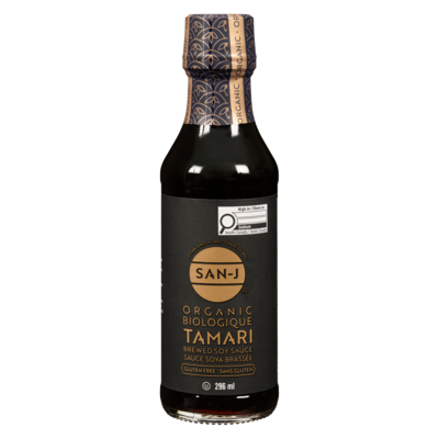 San J Sauce tamari sans gluten biologique 296 ml, 2,36 $/100ml