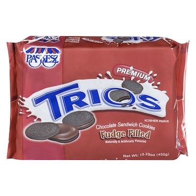 Paskesz Kosher Trios, Fudge Filled 510 g, $1.66/100g