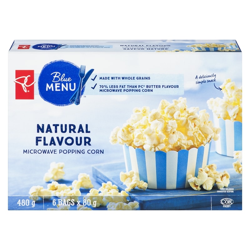 Natural Flavour Microwave Popcorn