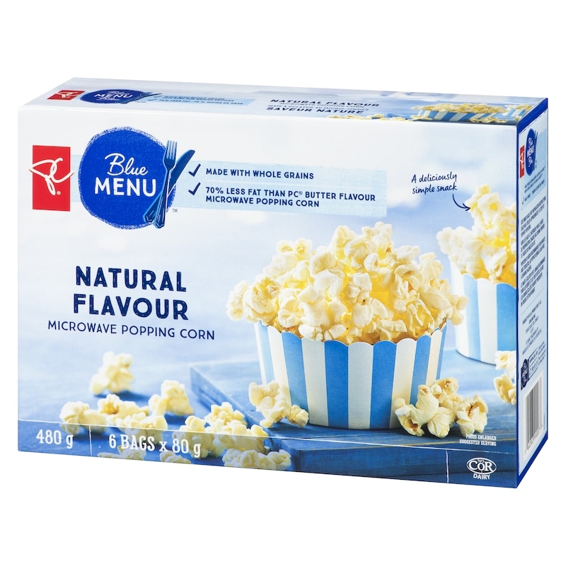 Natural Flavour Microwave Popcorn