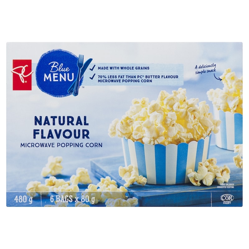 Natural Flavour Microwave Popcorn