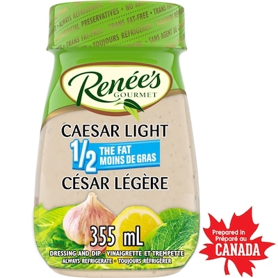 Renée’s Gourmet Vinaigrette césar légère 355 ml, 1,97 $/100ml
