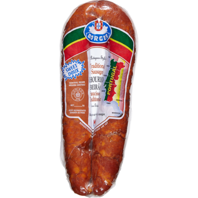 Borges Beirao Chourico, Mild $29.90/1kg $13.57/1lb