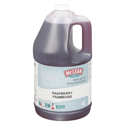Mclean Slush Concentrate, Raspberry 4 l, $0.67/100ml
