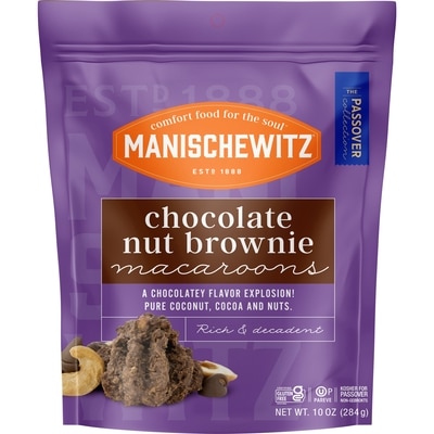 Manischewitz Kosher Macaroons, Brown Fudge Nut 284 g, $3.87/100g