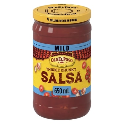 Old El Paso Thick 'n Chunky Mild Salsa 650 ml, $0.74/100ml