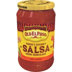 Old El Paso Salsa Gros morceaux Épicée  650 ml, 1,00 $/100ml