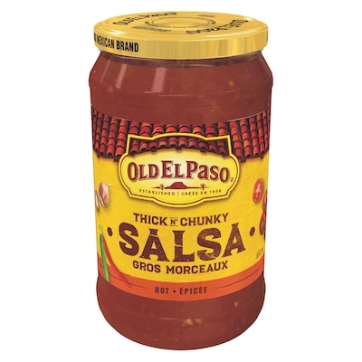 Old El Paso Salsa Gros morceaux Épicée 650 ml, 1,00 $/100ml