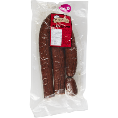 Brothers Mild Pepperoni $22.90/1kg $10.39/1lb
