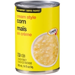 Sans Nom Maïs en crème 398 ml, 0,31 $/100ml