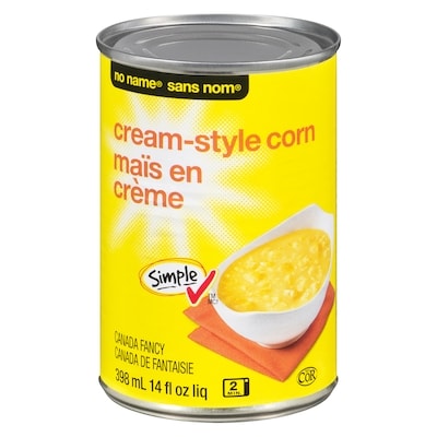 Sans Nom Maïs en crème 398 ml, 0,38 $/100ml