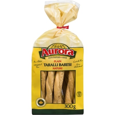 Aurora Taralli Baresi Plain 300 g, $1.43/100g