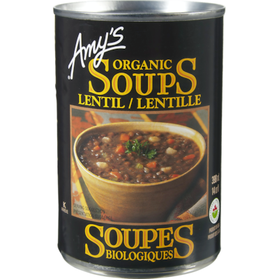 Amys Organic Soup, Lentil 398 ml, $1.45/100ml
