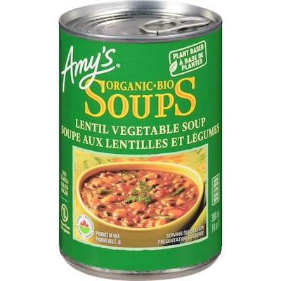 Amys Organic Soup, Lentil Vegetable 398 ml, $1.45/100ml