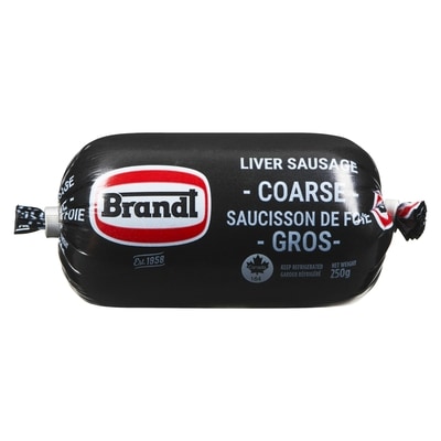 Brandt Liver Sausage Chub 250 g, $2.40/100g