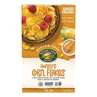 Nature's Path Organic Honey'D Corn Flakes Cereal 300 g, $1.83/100g
