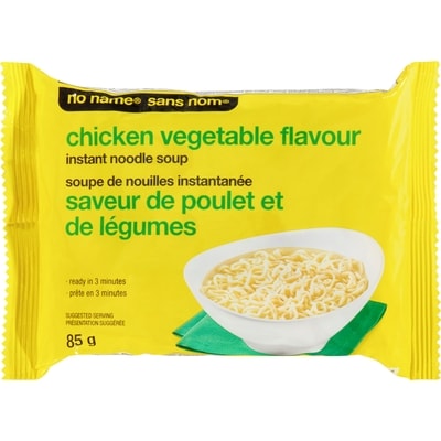 No Name Chicken Vegetable Flavour Instant Noodle Soup 24x85.0 g, $0.39/100g