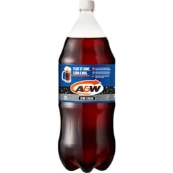 A&W Zero Sugar Root Beer 2 l, $0.14/100ml
