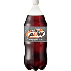 A&W Racinette bouteille zéro sucre 2 l, 0,21 $/100ml