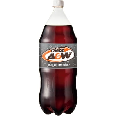 A&W Racinette bouteille zéro sucre 2 l, 0,16 $/100ml