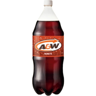 A&W Root Beer, Bouteille 2 l, 0,14 $/100ml