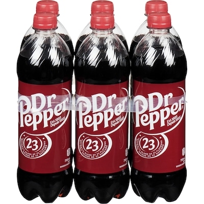 Dr Pepper Soda 6x710.0 ml, $0.13/100ml
