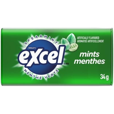 Wrigley's Spearmint Flavoured Mints, 1 Tin 34 g, $6.62/100g