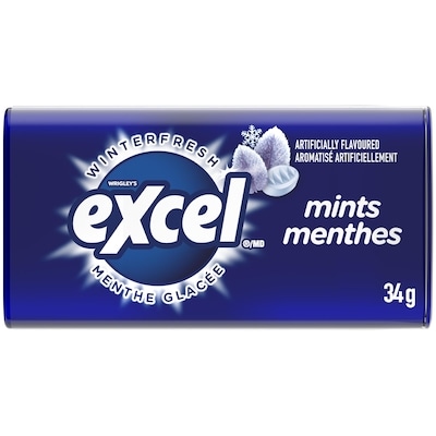 Excel Menthe glacée 8x34.0 g, 6,61 $/100g