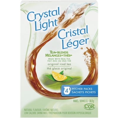 Crystal Light Iced Tea Powdered Drink Mix Pitcher Packs 30.9 g, $14.53/100g