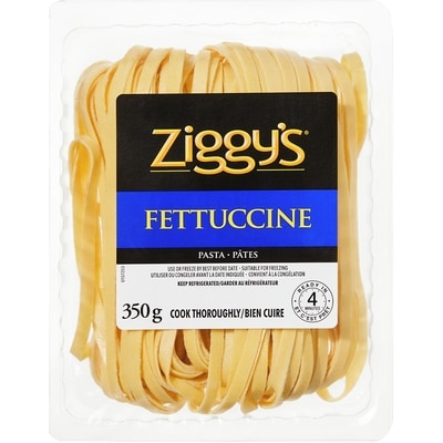 Ziggy's Fettuccini 350 g, $1.23/100g