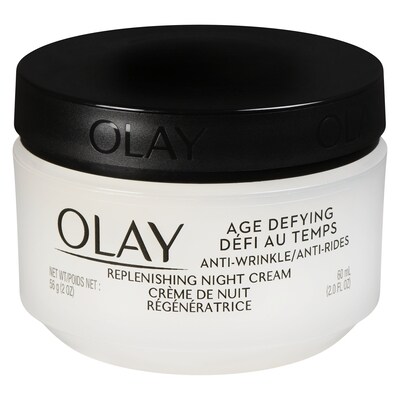 Olay Crème de nuit anti-rides Défi au temps, 60 mL 60 ml, 32,80 $/100ml