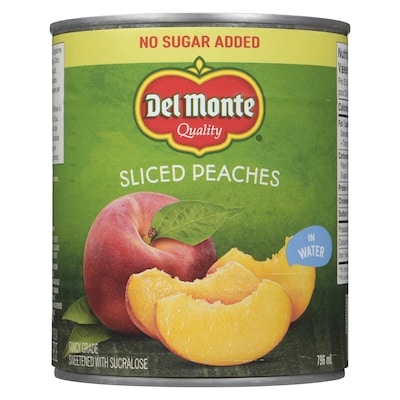 No Sugar Added Peach Slices