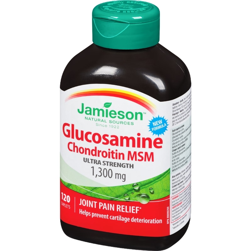 Glucosamine Chondroitin MSM Caplets, 1,300 mg
