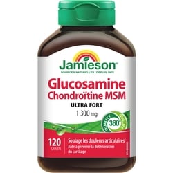 Jamieson Glucosamine Chondroïtine MSM 1 300 mg 120 ea, 0,24 $/1ch