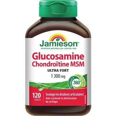 Jamieson Glucosamine Chondroïtine MSM 1 300 mg 120 ea, 0,23 $/1ch