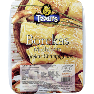 Tzalis Boureks aux champignons casher 800 g, 1,50 $/100g