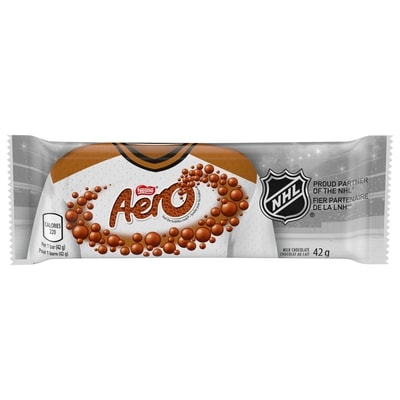 NestlƩ Aero Milk Chocolate Bar 42 g, $3.57/100g