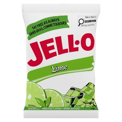 Jell-O Lime Flavoured Jelly Powder (2 X 1KG) 1 kg, $1.48/100g