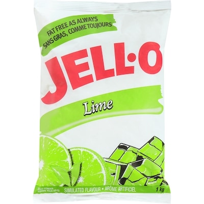 Jell-O Jelly Powder, Lime 1 kg, $1.20/100g
