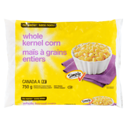 No Name Whole Kernel Corn 750 g, $0.40/100g